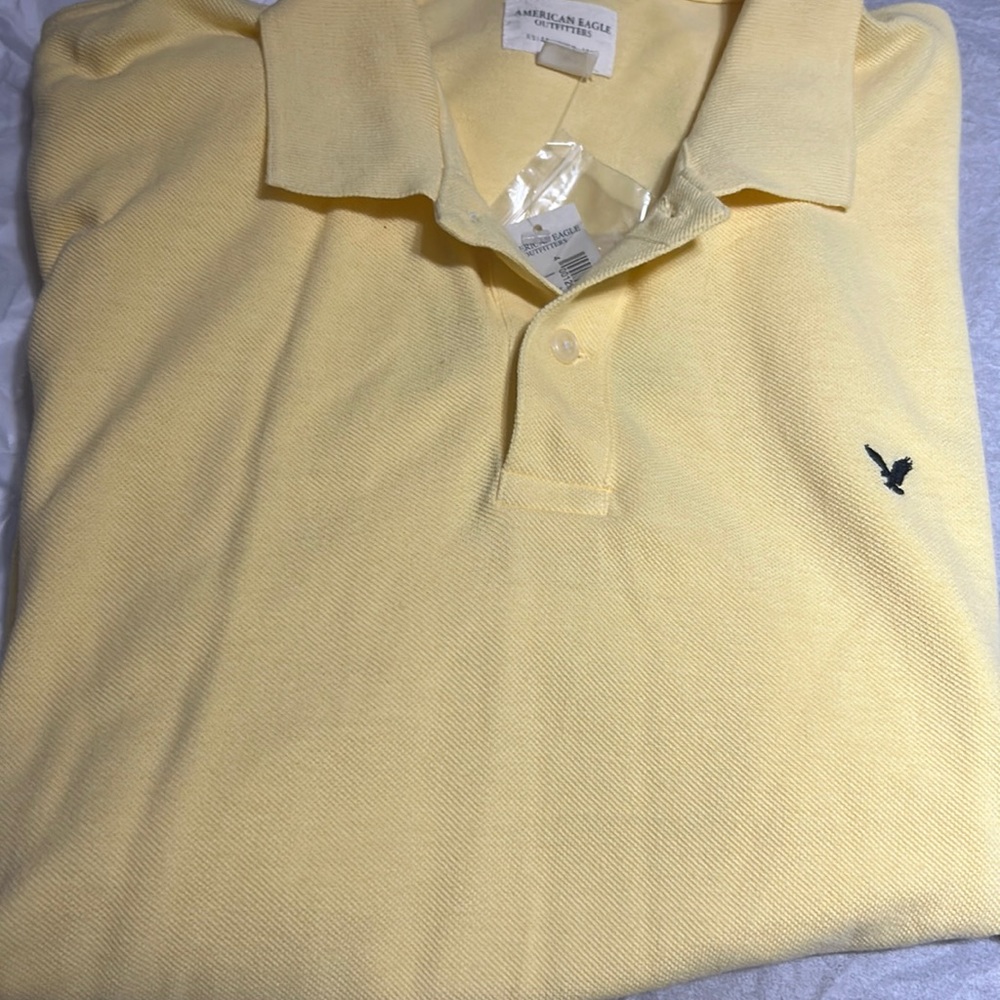 American Eagle polo shirt sleeve shirt